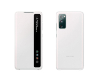 Samsung Smart Clear View Cover do Galaxy S20FE białe - 592943 - zdjęcie 1